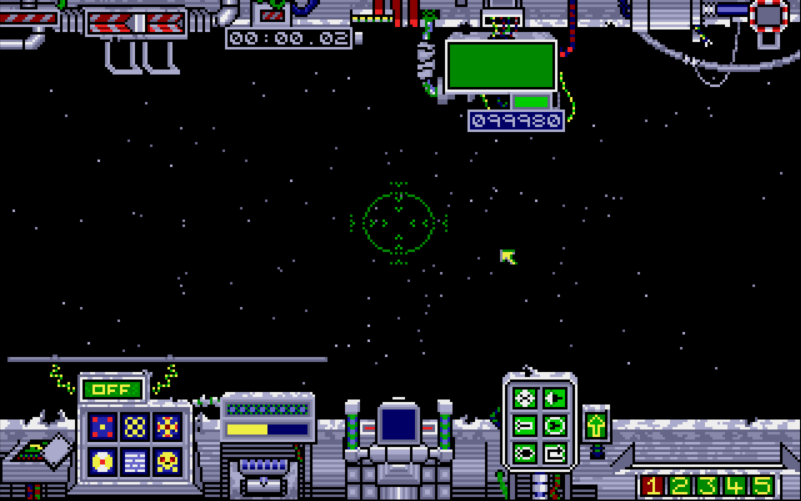 Deep Space - Atari ST game screenshot (1986) by Psygnosis